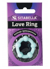 Цветное эрекционное кольцо Love Ring с бусинами - Sitabella - в Тамбове купить с доставкой