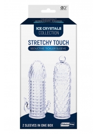Набор из 2 прозрачных насадок на член Seductive Tickler Sleeves Set - NMC - в Тамбове купить с доставкой