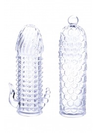 Набор из 2 прозрачных насадок на член Seductive Tickler Sleeves Set - NMC - в Тамбове купить с доставкой