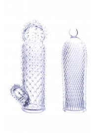 Набор из 2 прозрачных насадок на член Seductive Tickler Sleeves - NMC - в Тамбове купить с доставкой