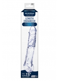 Прозрачная насадка-удлинитель Length Enhancer с подхватом - 22,3 см. - NMC - в Тамбове купить с доставкой