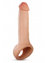 Телесная насадка-удлинитель Thrive 8.75 Inch Realistic Penis Extender Sleeve - 22,2 см. - Blush Novelties - в Тамбове купить с доставкой