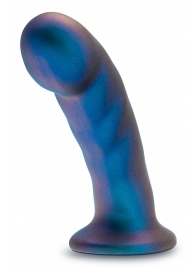 Синяя насадка-фаллоимитатор Rebellion 5.75 Inch Pegging Dildo - 14,6 см. - Blush Novelties - купить с доставкой в Тамбове