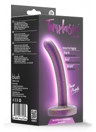 Фиолетовая насадка с гладкой поверхностью Surrender 4.75 Inch Beginner Pegging Dildo - 12 см. - Blush Novelties - купить с доставкой в Тамбове