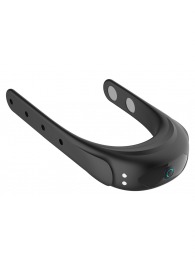 Черное эрекционное виброкольцо на ремешках - Boys of Toys - в Тамбове купить с доставкой