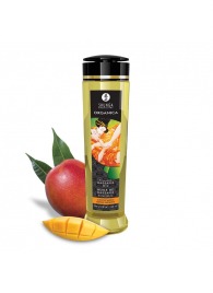 Массажное масло для тела Luscious Mango с ароматом манго - 240 мл. - Shunga - купить с доставкой в Тамбове