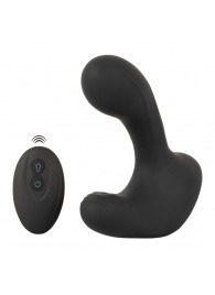 Черная анальная вибропробка с функцией расширения RC Butt Plug with 3 functions - Orion - в Тамбове купить с доставкой