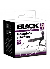 Черная насадка на член с вибрацией Couple’s Vibrator - Orion - в Тамбове купить с доставкой