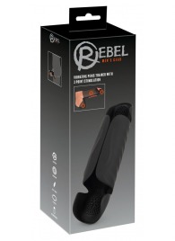 Черный вибромастурбатор с трехточечной стимуляцией Penis Trainer with 3 Point Stimulation - Orion - в Тамбове купить с доставкой