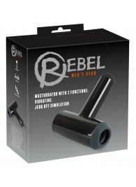 Черный мастурбатор с удобной ручкой Masturbator with 2 Functions - Orion - в Тамбове купить с доставкой