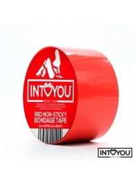Красный скотч для фиксации Non-Sticky Bondage Tape - 15 м. - Intoyou - купить с доставкой в Тамбове