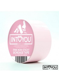 Розовый скотч для фиксации Non-Sticky Bondage Tape - 15 м. - Intoyou - купить с доставкой в Тамбове