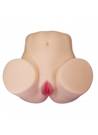 Телесный мастурбатор Julia с 2 любовными каналами - Baile - в Тамбове купить с доставкой