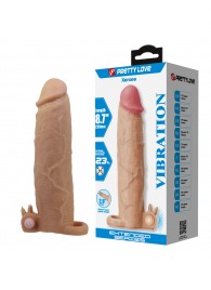 Телесная насадка на пенис Xerxes - 22 см. - Baile - в Тамбове купить с доставкой