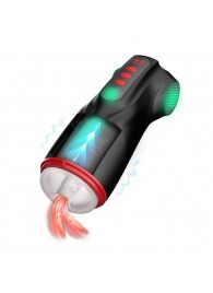 Интерактивный мастурбатор Raven с вакуумом, вибрацией и подсветкой - Shots Media BV - в Тамбове купить с доставкой