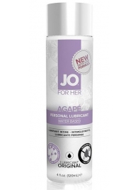 Женский лубрикант на водной основе JO AGAPE LUBRICANT ORIGINAL - 120 мл. - System JO - купить с доставкой в Тамбове