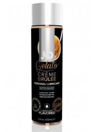 Лубрикант с ароматом крем-брюле JO GELATO CREME BRULEE - 120 мл. - System JO - купить с доставкой в Тамбове