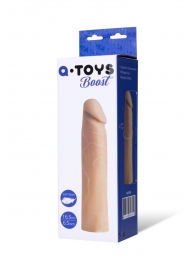 Реалистичная насадка с ярко выраженной головкой - 16,5 см. - A-toys - в Тамбове купить с доставкой Реалистичная насадка с ярко выраженной головкой - 16,5 см. - A-toys - в Тамбове купить с доставкой