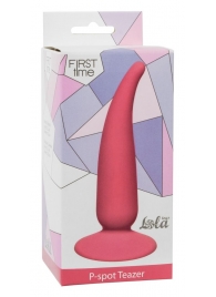 Розовая анальная пробка P-spot Teazer Pink - 12,2 см. - Lola Games - в Тамбове купить с доставкой