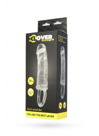 Прозрачная насадка с петлёй для фиксации - 14 см. - ToyFa - в Тамбове купить с доставкой