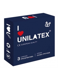 Ультрапрочные презервативы Unilatex Extra Strong - 3 шт. - Unilatex - купить с доставкой в Тамбове