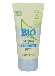 Органический лубрикант для чувствительной кожи Bio Sensitive - 50 мл. - HOT - купить с доставкой в Тамбове
