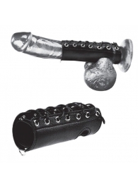 Сбруя на член на шнуровке 5  Cock Sheath - BlueLine - купить с доставкой в Тамбове