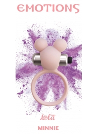Розовое эрекционное виброколечко Emotions Minnie Light pink - Lola Games - в Тамбове купить с доставкой