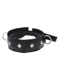 Полиуретановый ошейник с пуклями и D-кольцами Collar with Studs - Blush Novelties - купить с доставкой в Тамбове