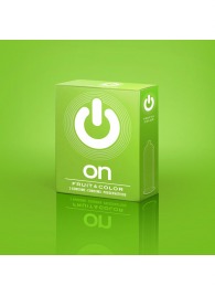 Цветные ароматизированные презервативы ON) Fruit   Color - 3 шт. - ON) - купить с доставкой в Тамбове