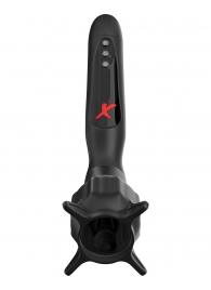 Чёрный вибростимулятор для головки члена с эффектом всасывания Vibrating Roto-Sucker - Pipedream - в Тамбове купить с доставкой