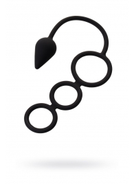 Тройное эрекционное кольцо с анальным хвостом Drop S-size - Erotist Adult Toys - в Тамбове купить с доставкой