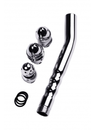 Металлический анальный душ с тремя насадками - ToyFa - купить с доставкой в Тамбове