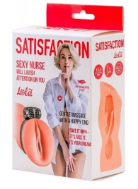 Мастурбатор с виброкольцом Satisfaction Magazine Nurse - Lola Games - в Тамбове купить с доставкой
