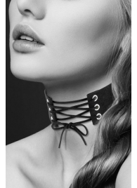 Оригинальный ошейник-чокер со шнуровкой - Bijoux Pour Toi - купить с доставкой в Тамбове