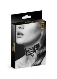 Оригинальный ошейник-чокер со шнуровкой - Bijoux Pour Toi - купить с доставкой в Тамбове