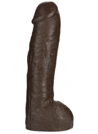 Большая насадка для трусиков Vac-U-Lock Realistic Hung - 31,7 см. - Doc Johnson - купить с доставкой в Тамбове