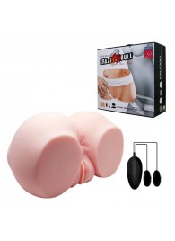 Телесный мастурбатор с двумя любовными тоннелями и вибрацией - Baile - в Тамбове купить с доставкой