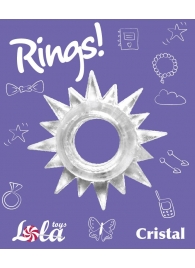 Прозрачное эрекционное кольцо Rings Cristal - Lola Games - в Тамбове купить с доставкой