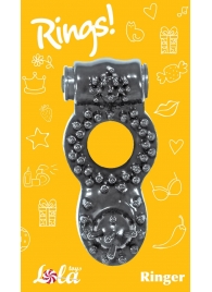 Чёрное эрекционное кольцо Rings Ringer - Lola Games - в Тамбове купить с доставкой