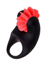 Чёрно-красное эрекционное виброкольцо Erotist - Erotist Adult Toys - в Тамбове купить с доставкой