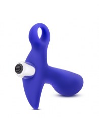 Синий стимулятор простаты с ручкой-кольцом Performance Prostimulator 02 - Blush Novelties - в Тамбове купить с доставкой