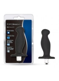 Чёрный вибростимулятор простаты Performance Prostimulator - Blush Novelties - в Тамбове купить с доставкой