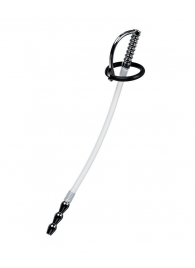 Силиконовый уретральный плаг со сменными фиксирующими кольцами Metal - ToyFa - купить с доставкой в Тамбове