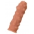 Телесная реалистичная насадка KOKOS Extreme Sleeve 11 с дополнительной стимуляцией - 12,7 см. - KOKOS - в Тамбове купить с доставкой