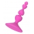 Розовая силиконовая анальная пробка Loverty - 8 см. - ToyFa в Тамбове Розовая силиконовая анальная пробка Loverty - 8 см. - ToyFa