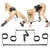 Комплект наручников и наножников с распорками Spread  em Bar and Cuff Set - Pipedream - купить с доставкой в Тамбове
