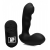 Черный стимулятор простаты Alpha-Pro 7X P-Milker Silicone Prostate Stimulator with Milking Bead - XR Brands - в Тамбове купить с доставкой