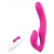 Ярко-розовый безремневой страпон REMOTE DOUBLE DIPPER - 22 см. - Dream Toys - купить с доставкой в Тамбове