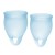 Набор голубых менструальных чаш Feel confident Menstrual Cup - Satisfyer - купить с доставкой в Тамбове